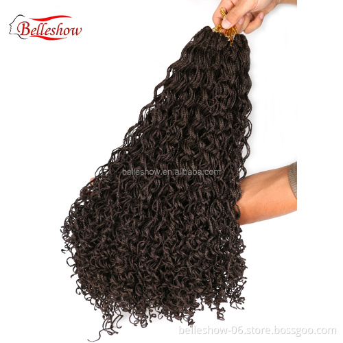 Hot sell Micro Knot ZIZI Braids S/curl synthetic braiding hair 20'  best synthetic zizi box braid